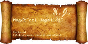 Magóczi Jagelló névjegykártya